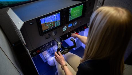 Whiting Field TH-57 helicopter flight simulators are 'huge leap